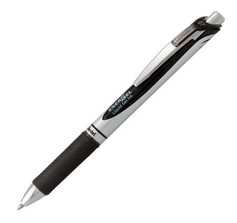 ENERGEL®RTX LIQUID GEL PEN MEDIUM POINT BLACK 12/PKG
