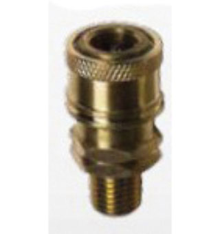 QUICK-CONNECT SOCKET BRASS MNPT 1/4 IN