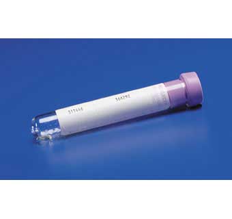 MONOJECT™ LAVENDER STOPPER BLOOD COLLECTION TUBE 10 ML 100 COUNT