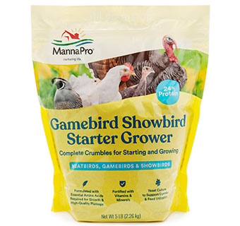 MANNA PRO® GAMEBIRD/SHOWBIRD CRUMBLES 5 LB 1/PKG - Animal Health ...