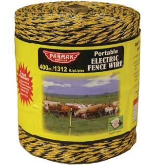 PARMAK PRECISION® BAYGARD® HEAVY-DUTY PORTABLE ELECTRIC FENCE WIRE 1312 FT