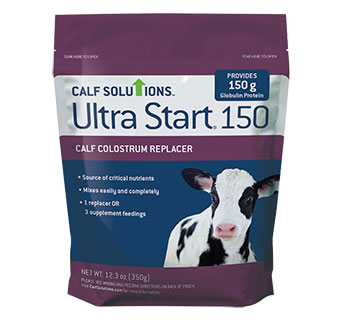 ULTRA START® 150 CALF COLOSTRUM REPLACER 350 GM BAG