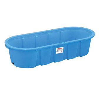 BEHLEN® COUNTRY END HEAVY-DUTY STOCK TANK ROUND 300 GAL BLUE 328 POLYETHYLENE