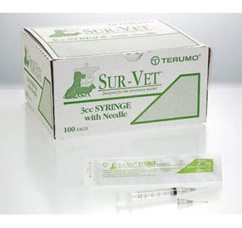 TERUMO® SUR-VET® HYPODERMIC NEEDLE THIN WALL 25 GA X 5/8 IN 100/PKG