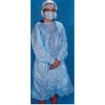 POLYCOATED ISOLATION GOWNS BLUE 50/PKG