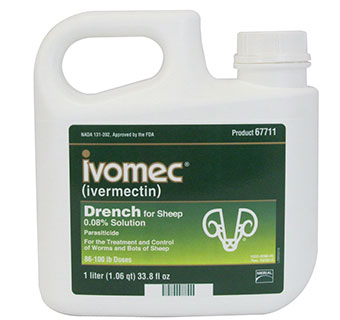 IVOMEC® DRENCH FOR SHEEP PARASITICIDE (IVERMECTIN/0.08% SOLUTION) 1 LITER