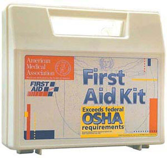 25 PERSON UNITIZED FIRST AID KIT (INCLUDES MULTIPLE ITEMS)