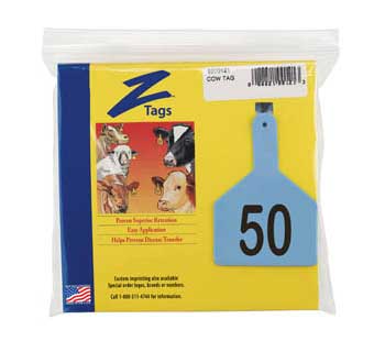 COW 1 PIECE PRE-NUMBERED LASER PRINT BLUE 26-50