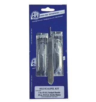 SCALPEL KIT #310 STAINLESS STEEL