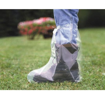 KNOT-A-BOOT® BOOT COVER CLEAR JUMBO 4 MIL 50/PKG