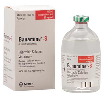 BANAMINE- S INJECTABLE SOLUTION 50 MG/100 ML (RX)