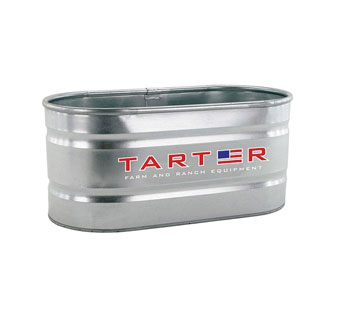 STOCK TANK OVAL GALV 4 FT L X 2 FT W X 2 FT H 100 GAL