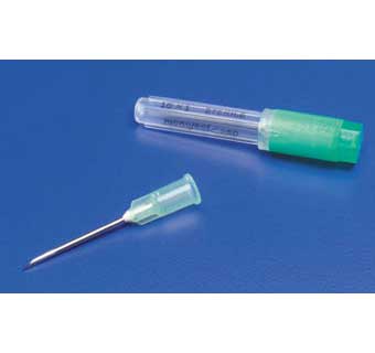 RIGID PACK HYPODERMIC NEEDLES POLY HUB 19 GAUGE X 1 INCH A - BEVEL 100 COUNT