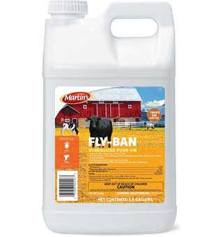 FLY-BAN SYNERGIZED POUR-ON LIQUID 2.5 GAL