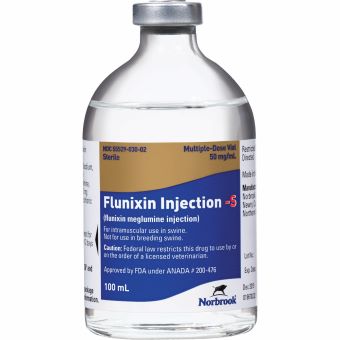 FLUNIXIN INJECTION-S (FLUNIXIN MEGLUMINE INJECTION) 100 ML 1/PKG (RX)