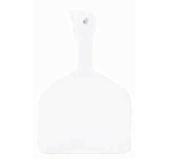 ONE-PIECE FEEDLOT EAR TAGS BLANK WHITE EACH