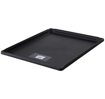 PLASTIC TRAY FOR WIRE CRATES BLACK LARGE 1/PKG