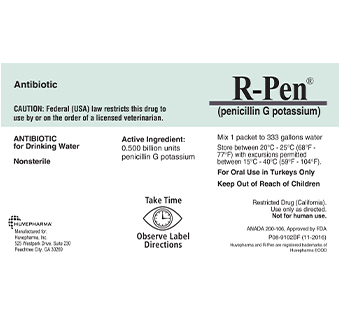 R-PEN® (PENICILLIN G POTASSIUM) 0.5 BU