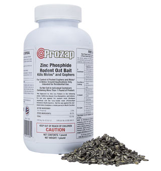 PROZAP® ZINC PHOSPHIDE RODENT OAT BAIT 1 LB JAR
