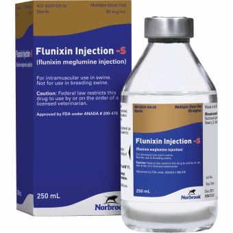 FLUNIXIN INJECTION-S (FLUNIXIN MEGLUMINE INJECTION) 250 ML 1/PKG (RX)
