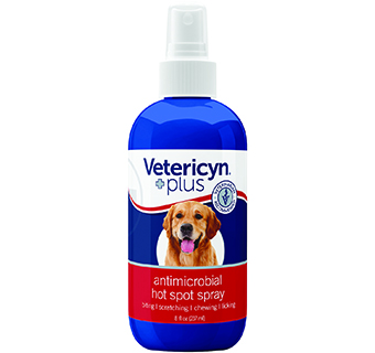 VETERICYN PLUS® CANINE ANTIMICROBIAL HOT SPOT SPRAY 8 OZ 1/PKG