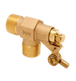 BRASS FLOAT VALVE STYLE R400 3/4 IN MNPT 21 GPM AT 35 PSI