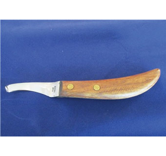 STEEL LONG RIGHT HNDL DROP BLADE HOOF KNIFE