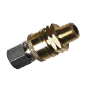 BRASS PLUG WITH MALE THREAD 1/4 IN 1/PKG