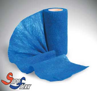 SUREFLEXX SELF ADHESIVE BANDAGES DARK BLUE 4 INCH 18/PKG