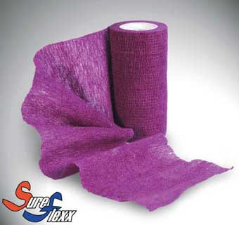 SUREFLEXX SELF ADHESIVE BANDAGES PURPLE 4 INCH 18/PKG