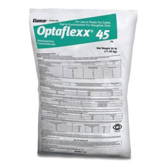 OPTAFLEXX® 45 TYPE A FEED ADDITIVE 45.4 G/LB RACTOPAMINE HCL 25 LB