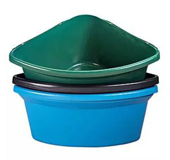 CORNER FEEDER - 6 GALLON - BLACK - EACH