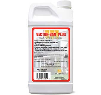 VECTOR BAN PLUS MULTI PURPOSE INSECTICIDE (PERMETHRIN & PIPERONYL BUT) 1/2 GAL