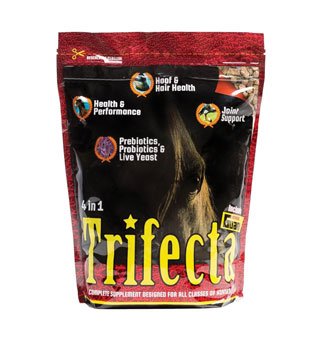 TRIFECTA EQUINE COMPLETE SUPPLEMENT PELLETS 10 LB