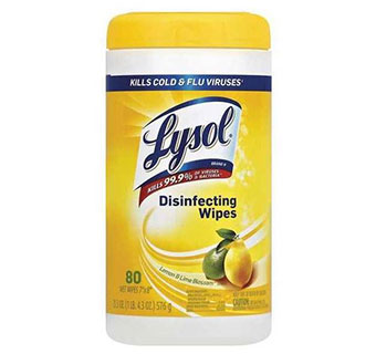 LYSOL® DISINFECTING WIPE LEMON/LIME 80 WIPES/PKG