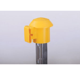 TOP-R® LARGE T-POST SAFETY TOP YELLOW 10/PKG