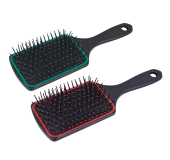 DELUXE CLEANING BRUSH GREEN/RED 9-1/2 IN
