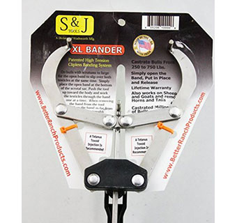 XL CATTLE CASTRATING BANDER - EACH