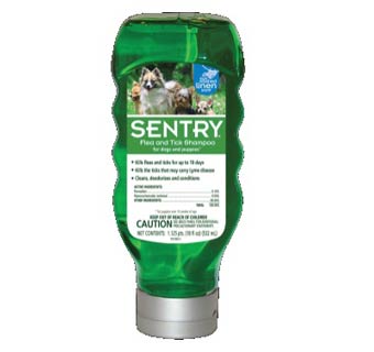 SENTRY FLEA & TICK SHAMPOO FOR DOGS SUNWASHED LINEN 18 OZ