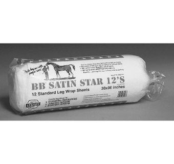 COTTON SHEETING BB SATIN STAR 30 IN X 36 IN 240/CASE