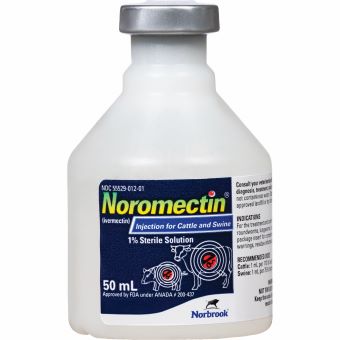 NOROMECTIN® (IVERMECTIN) INJECTION 1% 50 ML 1/PKG