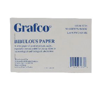 GRAFCO® BIBULOUS PAPER 50 SHEETS/BOOK
