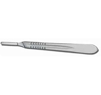 SCALPEL HANDLE - STAINLESS STEEL - #4 - EACH