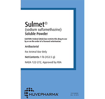 SULMET® (SODIUM SULFAMETHAZINE) SOLUBLE POWDER 453.5 G