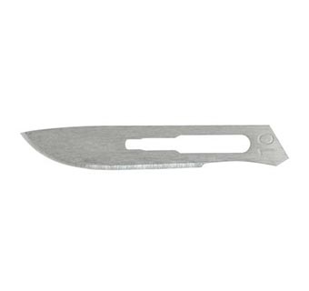 STAINLESS STEEL STERILE SURGICAL BLADE NO. 10 100/BOX