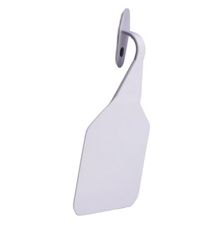 1-PIECE FEEDLOT BLANK TAG 2-3/4 IN WHITE 1/PKG