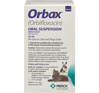 ORBAX® ORAL SUSPENSION 30MG/ML 20ML 6/PKG (RX)