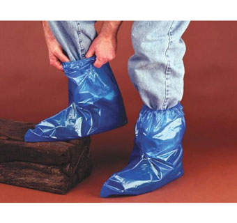 ELAST-A-BOOT™ HEAVY-DUTY BOOT COVER BLUE 6 MIL 50/PKG