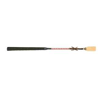 JOCKEY BAT WITH RUBBER GOLF GRIP HANDLE AND FEATHER 29 IN