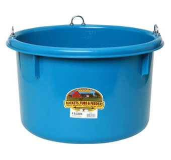 LITTLE GIANT® FEEDER ROUND 8 GAL TEAL PLASTIC